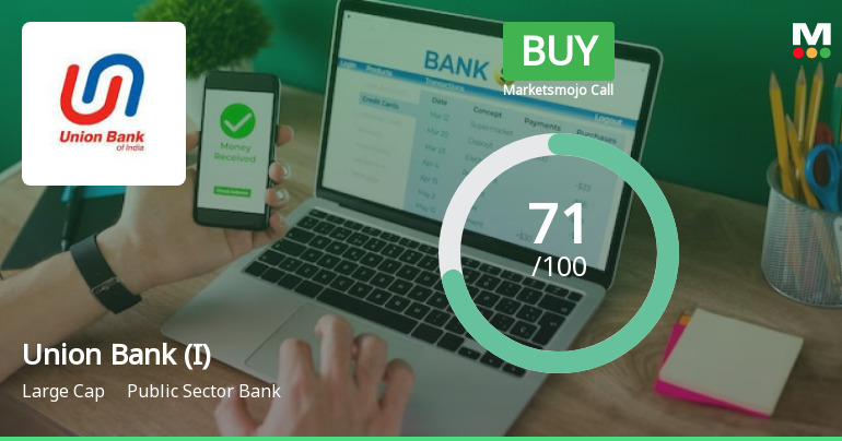 Union Bank of India is Rated Buy by MarketsMOJO
