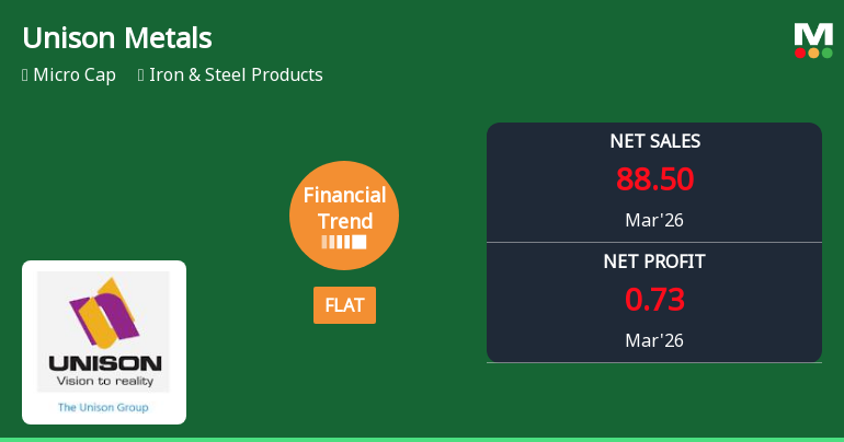 Unison Metals Ltd Reports Flat Quarterly Performance Amid Margin Pressures