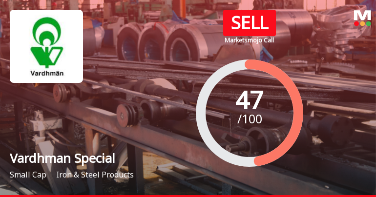Vardhman Special Steels Ltd Downgraded to Sell Amid Mixed Financial and Technical Signals