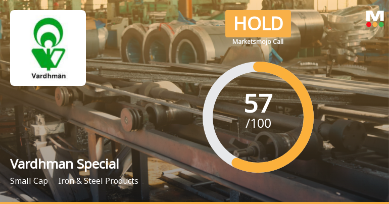 MarketsMOJO Upgrades Vardhman Special Steels Ltd to Hold on Technical Improvements