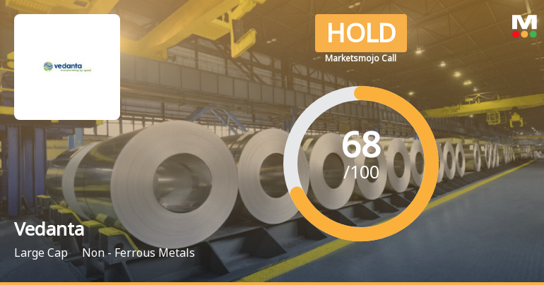 Vedanta Ltd. Downgraded to Hold Amid Mixed Financial and Technical Signals