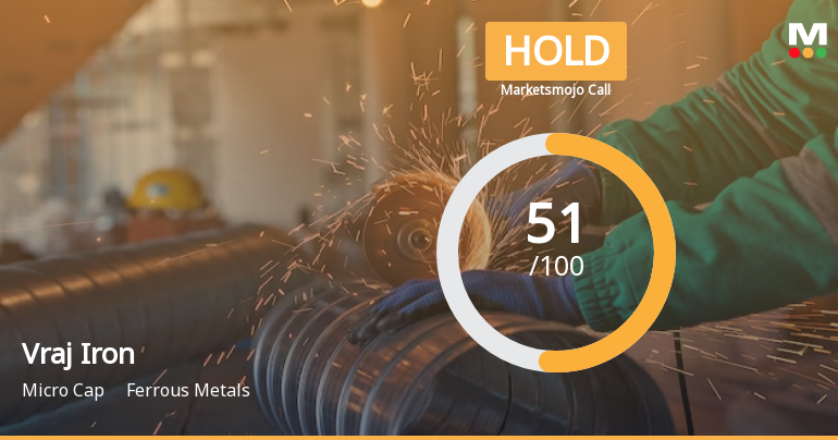 Vraj Iron & Steel Ltd is Rated Hold by MarketsMOJO