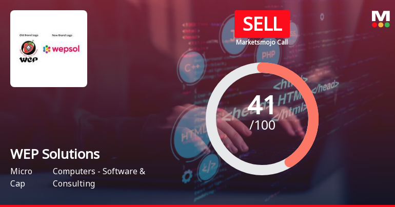 WEP Solutions Ltd is Rated Sell