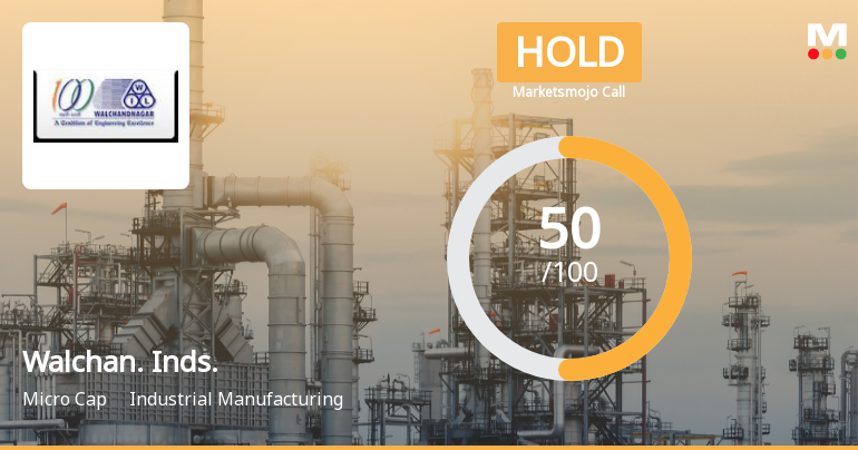 Walchandnagar Industries Upgraded to Hold on Technical and Financial Improvements