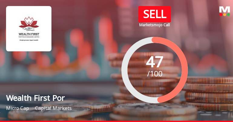 Wealth First Portfolio Managers Ltd Downgraded to Sell Amid Technical and Valuation Concerns