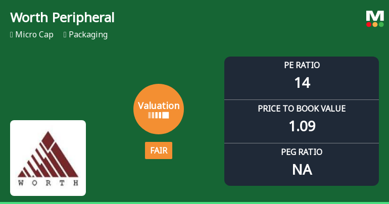 Worth Peripherals Ltd Valuation Shifts to Fair Amid Mixed Market Performance