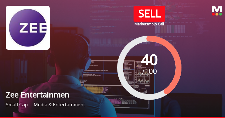 Zee Entertainment Enterprises Ltd is Rated Sell