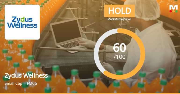 Zydus Wellness Ltd is Rated Hold by MarketsMOJO