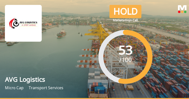 MarketsMOJO Upgrades AVG Logistics Ltd Stock Rating to Hold Amid Technical and Financial Improvements