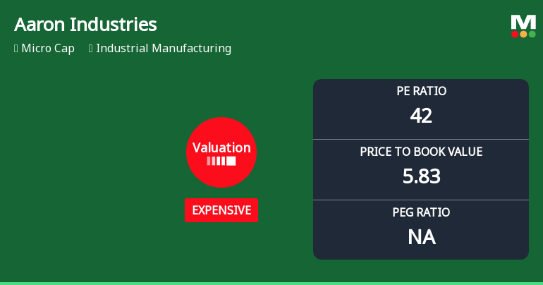 Aaron Industries Ltd Valuation Shifts Signal Price Attractiveness Challenges