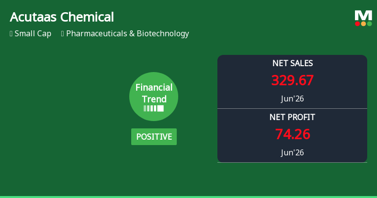 Acutaas Chemicals Ltd Reports Mixed Quarterly Results Amid Strong Long-Term Growth