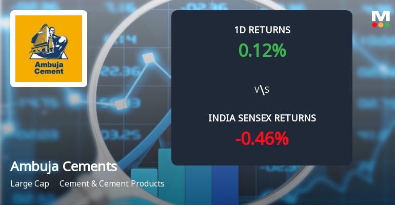 Ambuja Cements Sees Sharp Open Interest Surge Amid Mixed Market Signals