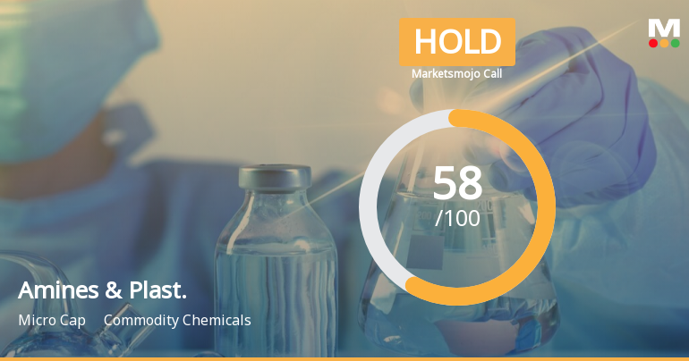 Amines & Plasticizers Ltd is Rated Hold by MarketsMOJO