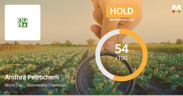 Andhra Petrochemicals Ltd Upgraded to Hold on Technical Improvements and Valuation Stability
