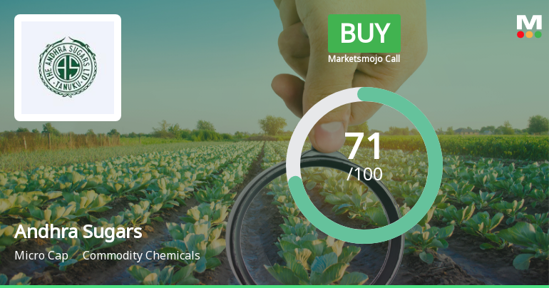 Andhra Sugars Ltd Upgraded to Buy on Strong Technical and Financial Performance