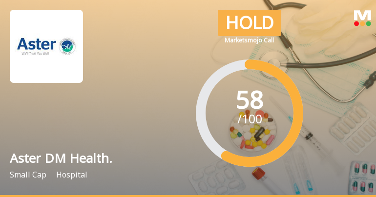 Aster DM Healthcare Ltd is Rated Hold