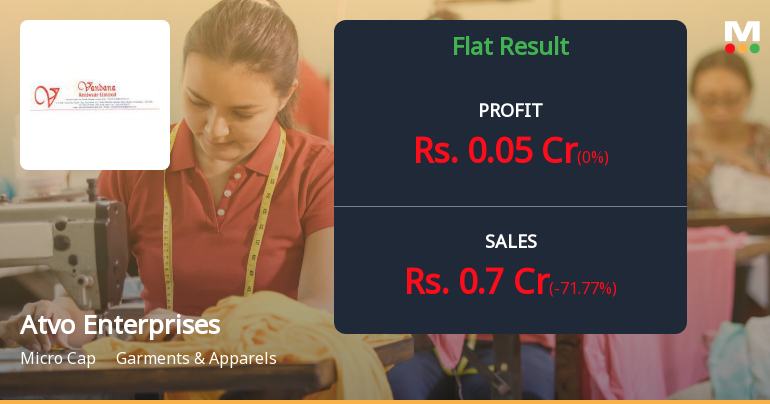 Atvo Enterprises Q1 FY27: Profit Margins Collapse Amid Revenue Drought