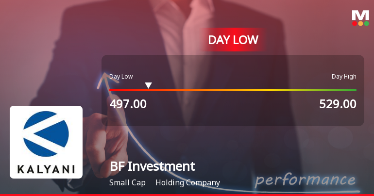 BF Investment Ltd Hits Intraday Low Amid Price Pressure on 14 Jul 2026
