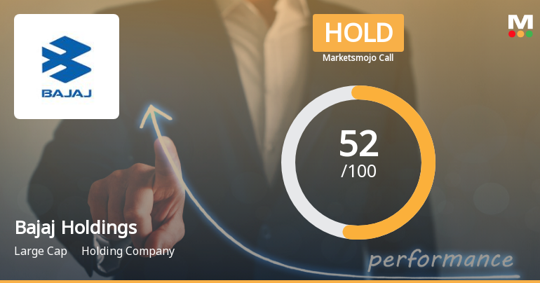 Bajaj Holdings & Investment Ltd Upgraded to Hold by MarketsMOJO on Technical and Valuation Grounds
