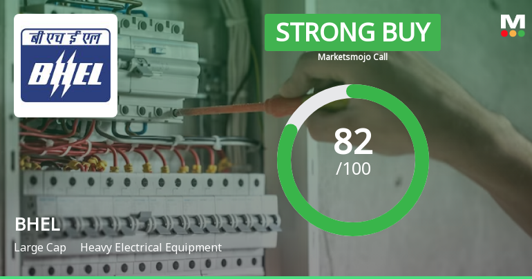 Bharat Heavy Electricals Ltd. is Rated Strong Buy
