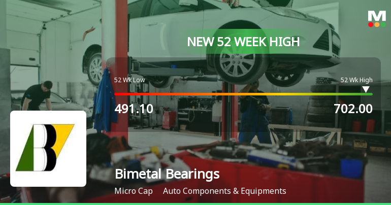 Broad-Based Technical Strength Lifts Bimetal Bearings Ltd to 52-Week High of Rs 702