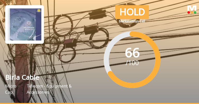 Birla Cable Ltd is Rated Hold by MarketsMOJO