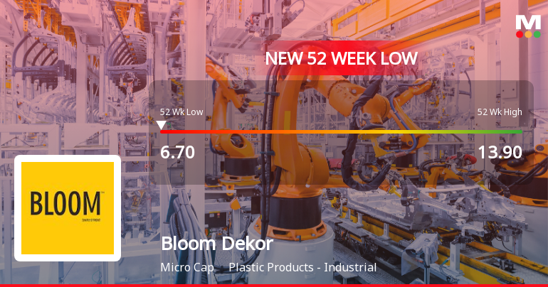 Markets Rally, But Bloom Dekor Ltd Sinks to 52-Week Low in Stock-Specific Sell-Off