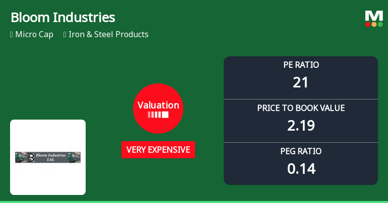 Bloom Industries Ltd Valuation Shifts Signal Heightened Price Risk Amid Sector Comparisons