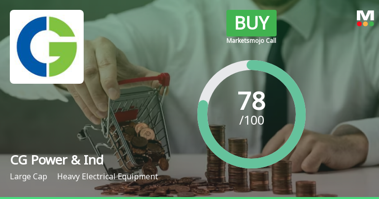 CG Power & Industrial Solutions Ltd is Rated Buy