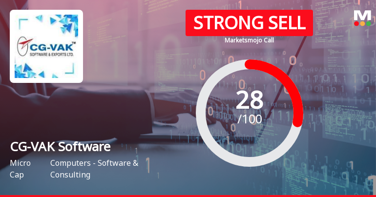 CG-VAK Software & Exports Ltd Downgraded to Strong Sell Amid Mixed Financial and Valuation Signals