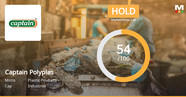 Captain Polyplast Ltd Upgraded to Hold as Technicals Improve Amid Strong Financials