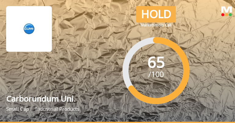Carborundum Universal Ltd is Rated Hold