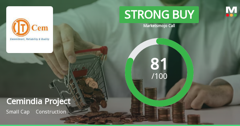 Cemindia Projects Ltd is Rated Strong Buy
