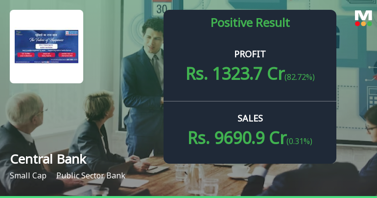 Central Bank of India Q1 FY27: Strong Profit Surge Masks Asset Quality Concerns