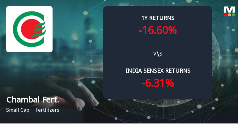Golden Cross Forms in Chambal Fertilisers & Chemicals Ltd — On a Day the Stock Fell 2.44%. What the Mixed Signals Mean