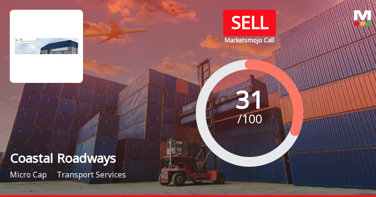 Coastal Roadways Ltd Upgraded to Sell on Technical Improvements Despite Weak Fundamentals