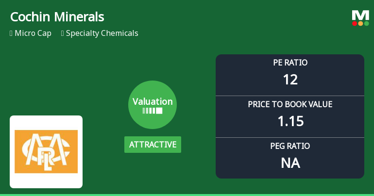 Cochin Minerals & Rutile Ltd Valuation Shifts Signal Renewed Price Attractiveness