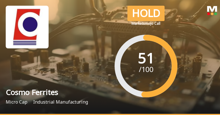 Cosmo Ferrites Ltd is Rated Hold