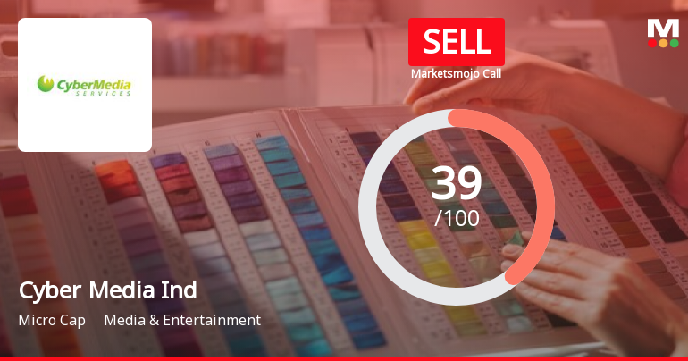 Cyber Media (India) Ltd is Rated Sell by MarketsMOJO