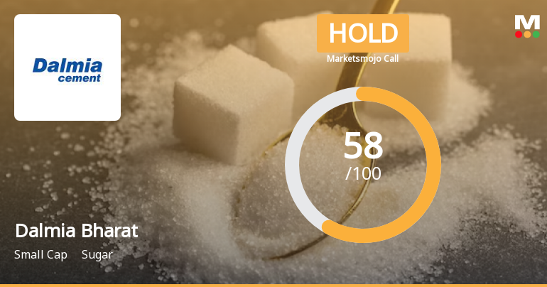 Dalmia Bharat Sugar & Industries Ltd is Rated Hold