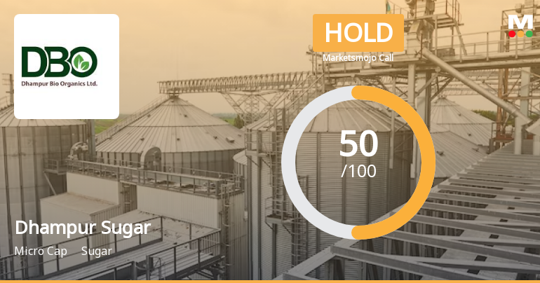 Dhampur Sugar Mills Ltd is Rated Hold