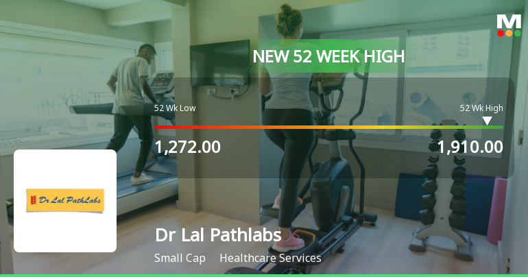 Broad-Based Technical Strength Lifts Dr Lal Pathlabs Ltd to 52-Week High of Rs 1910