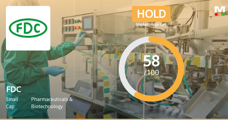 FDC Ltd Upgraded to Hold by MarketsMOJO on Improving Technicals and Financials
