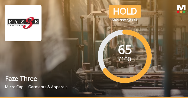 Faze Three Ltd is Rated Hold
