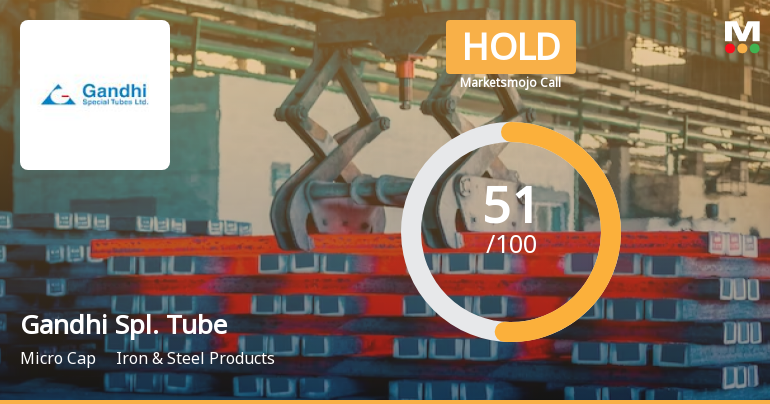 Gandhi Special Tubes Ltd is Rated Hold
