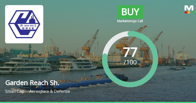 Garden Reach Shipbuilders & Engineers Ltd is Rated Buy