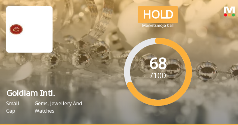 Goldiam International Ltd is Rated Hold