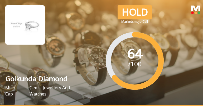 Golkunda Diamonds & Jewellery Downgraded to Hold Amid Mixed Technical and Valuation Signals