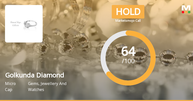 Golkunda Diamonds & Jewellery Ltd is Rated Hold