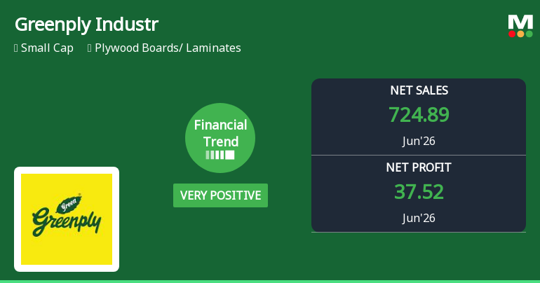 Greenply Industries Ltd Reports Very Positive Quarterly Performance with Strong Financial Metrics